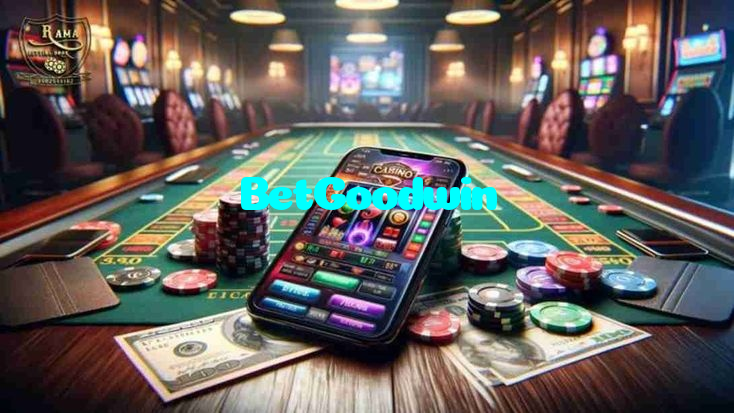 BetGoodwin casino presented on mobile device in Pakistan with slots and live games